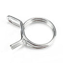 100PCS 7MM-24MM Assortment Stainless Steel Hose Tube Clamp Spring Clips Kits