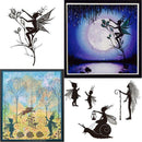 4pcs/set Fairy Silicone Clear Seal Stamp DIY Embossing Photo Album Decorative