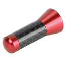 3.5cm Car Roof Antenna Carbon Fiber Screw Metal Stubby Mast Antenna (Red) A