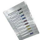 10 pcs Dental Endodontic Root Canal Stainless Steel Barbed Broaches 25mm TO F6Q2