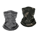2pcs Mens Silky Balaclava Headscarf Ski Biking UV Protection Neck Gaiter