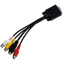 VGA Adapter to TV S-Video RCA Out Cable for PC Video