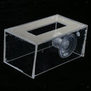 Aquarium Fish Tank Transparent Circle Ring Fish Feeding Floating Food Tray,