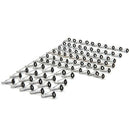80X 10 size Fishing Rod Guide Tip Set Repair DIY Eye Ring Stainless Steel w/ Box