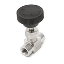 1/8" 915PSI Needle Valve Female Thread 304 Stainless Steel Flow Control Shut Off