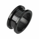 Set 14 ear taper stretcher Expander Plug black in stainless steel 316L D3C7
