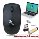 Business Home Wireless Optical Mouse Mute Button Infrared2.4GHz Comfortable
