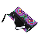 Embroidered Wristlet Bag Ethnic Embroidery Wallet Purse Coin Handbag Presents x1