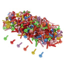 400 Pieces Colorful Mini Round Metal Brads Embellishment DIY Decoration