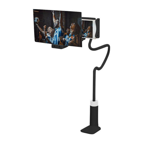 Mobile Phone Video Screen Magnifier Rack Projection Bracket (8 inch Black) A#S