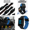 Electronic Sports Bluetooth Smart Watch Alarm Clock 180mAh Men Women Blue