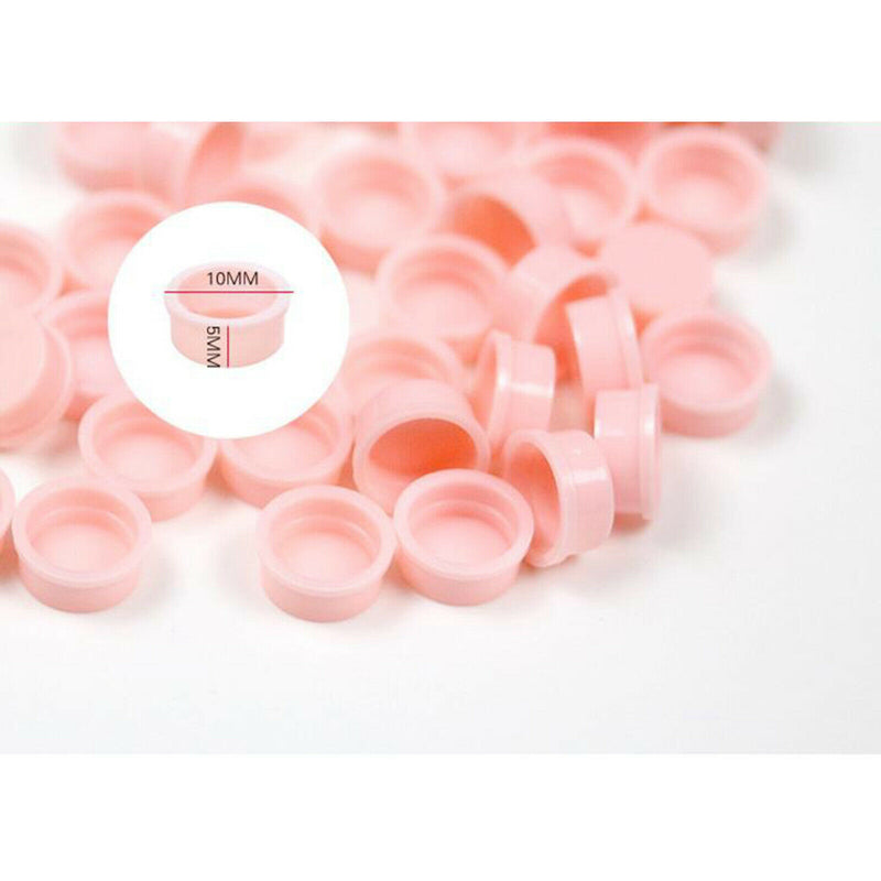 Professional 100Pcs Eyelash Extensions Volume Fan Glue Cups Sun Flower Tool