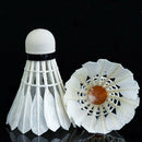12pcs  Training Goose Feather Shuttlecock Birdies Badminton Ball Game Sport