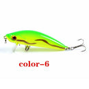 8pcs Bionic Minnow Fishing Lures Wobblers Artificial Hard Baits Treble Hook