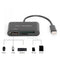 3 in 1 Type C to USB 2.0 TF Memory Card Reader OTG Hub Adapter for Macbook #gib