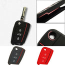 1x Car Key Case Silicone Remote Key Holder Cover Fit Volkswagen VW Golf 7 mk7