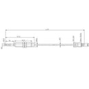 M8X1 Head And Nuts Gas Fire Pit And Fireplace Universal Thermocouple 600mm K7C8