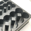 Black Battery Storage Box Case For 100Pcs AAA AA 9V C D Type
