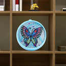 Butterfly 5D Diamond Painting LED Light Full Drill Night Lamp F. Home Decor Gift