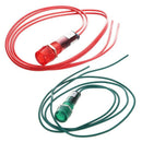 Neon Indicator Pilot Signal Lamp Green Light ACÃ‚Â 220V with Cable & Neon Indi C6I1