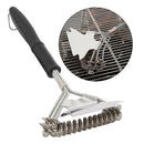 Stainless Steel BBQ Grill Brush Cleaning Scraper Charcoal Weber Picnic Tools