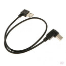 2pcs USB A Male to USB B Male Right Angle Printer Cable Lead Connector
