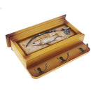 Key Organizer/Key Cabinet - Natural Wood Key Storage Cabinet - 11 Inches B