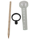 1pc Rain Gauge Rainfall Measurement 35mm Rain Gauge for Garden Outdoor Yard JC!E