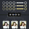LED Ring Light Lamp Selfie Camera Phone Studio Tripod Stand Video Dimmable bs