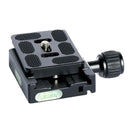 Metal Clamp 60mm Quick Release Plate For Arca-Swiss Tripod Monopod Adapter