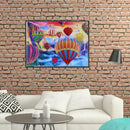 5D DIY Full Drill Special Shaped Diamond Painting Balloon Cross Stitch Kits