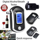 AT-6000 Handheld Backlight Digital Breath Alcohol Tester + 20 Mouthpieces