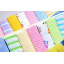 8 Pcs Soft Baby Newborn Children Bath Washcloth Towels For Bathing Feeding