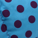 Removable cushion House Bed for Pets Dog Cat S Blue, Black dots W6S6