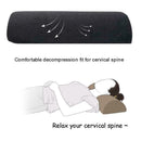 Memory Foam Half Moon Bolster Knee Neck Roll Pillow Pain Lumbar Relief H0H3