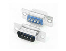 10 pcs 9 pin D-Sub DB9  Male  Plug PCB Connectors RS232 Serial Solder Type MO