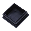 6 pcs Black Closure End Caps Square Tubing Tube Foot Cover 40 x 40 mm