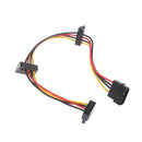 4Pin to SATA pierced cable serial port SSD power display line 1/3 expansionSEAU