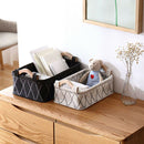 Felt Laundry Box Cotton and Linen Handle Desk Debris Storage Basket Fashion