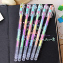 6 Color Creative Highlighters Gel Pen School Office Supplies Stationery 1PC