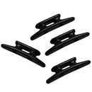 4pcs Marine Boat Yacht Kayaks Heavy Duty 75mm Nylon Open Anchor Cleat Black