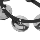 Percussion Hi-Hat Tambourine with Row Jingles Drum Set Musical Accessories