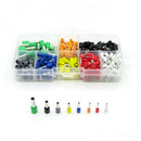 2X(400Pcs/Set Awg 22-10 Insulated Cord Pin End Terminal Kit Set Wire Copper