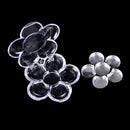 Empty Petals Design Eyeshadow Lipstick Box Case Cosmetic Packing+Palette J Gw