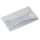 Stainless Steel Comb Beard Comb  Men's Shaving Mustache Brush Facial Hair Br3ch
