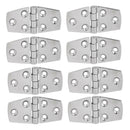 8Pcs Marine Grade 316 Stainless Steel Strap Door Hinge for Boat RV Caravan