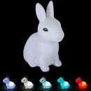Sleeping LED Night Light Table Lamp Cute Rabbit Kids Decor Gift Room Birthd X5O8