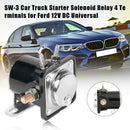 SW-3 Heavy Duty Car Truck Starter Solenoid Relay 4 Terminal for Ford 12V SN9F
