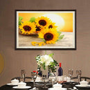 5D Diamond Painting DIY Sunflowers Embroidery Round Rhinestone Cross Stitch