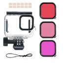 Underwater Diving Waterproof Housing Protective Case 45m for GOPRO Hero 9 Black